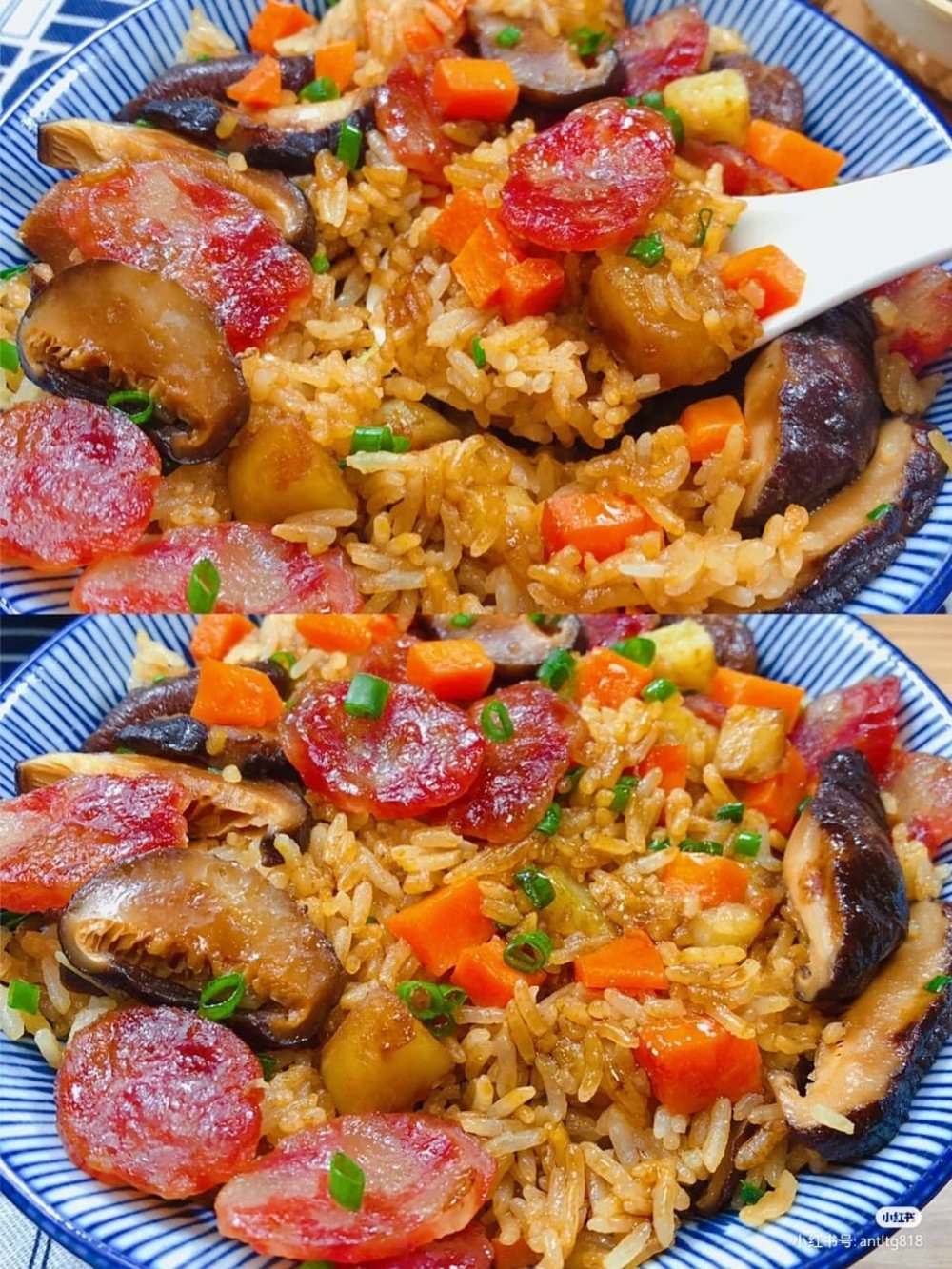 电饭锅料理4 腊肠饭