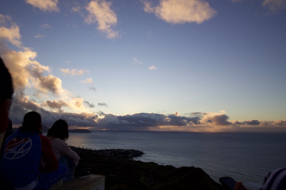 ダイヤモンドヘッド山頂からの景色