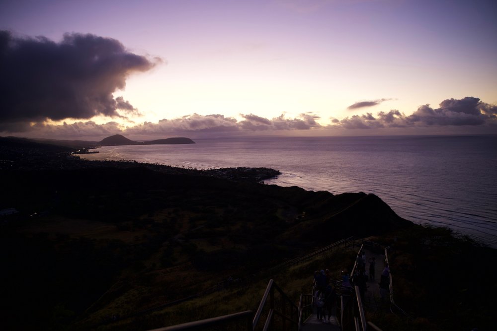 ダイヤモンドヘッド山頂からの景色