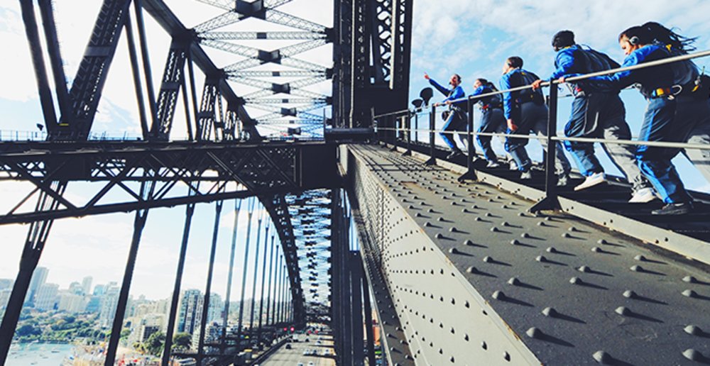 Make your way 134 metres up to the top of a Sydney icon 