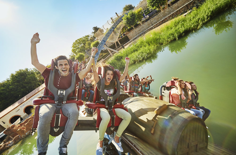 One of the rides in PortAventura Park