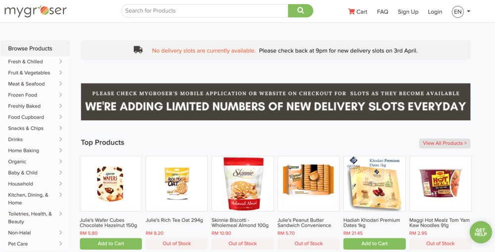 mygroser grocery delivery malaysia