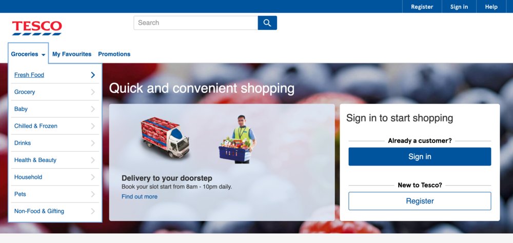 tesco grocery delivery malaysia