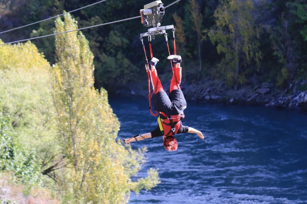 ซิปไลน์แม่น้ำคาวารัว (Kawarau River)