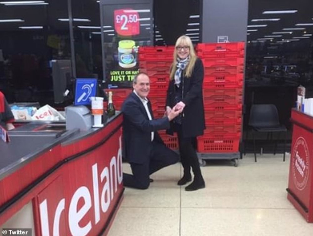 Engagement in Iceland Store