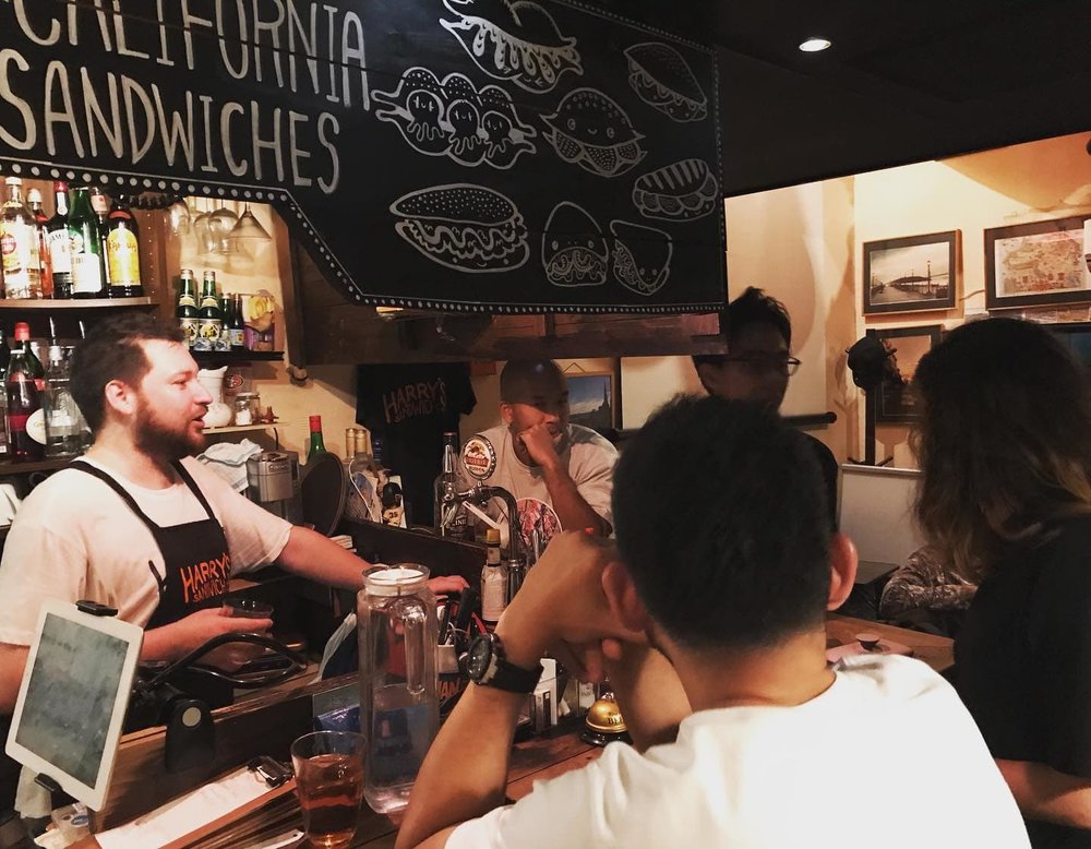 harrys sandwich japan alcohol sake drinks izakaya partying best 