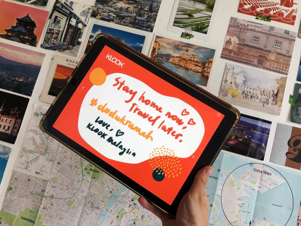 #dudukrumah with Klook