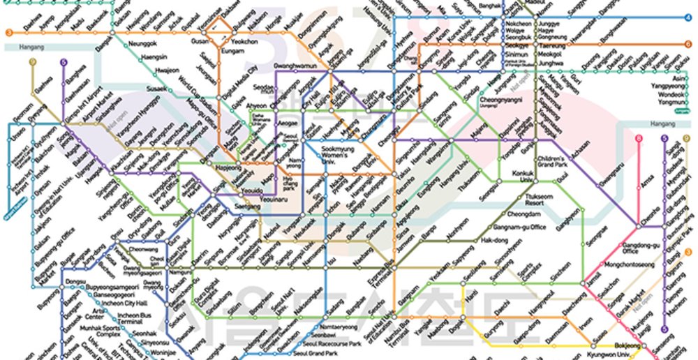 Seoul subway map