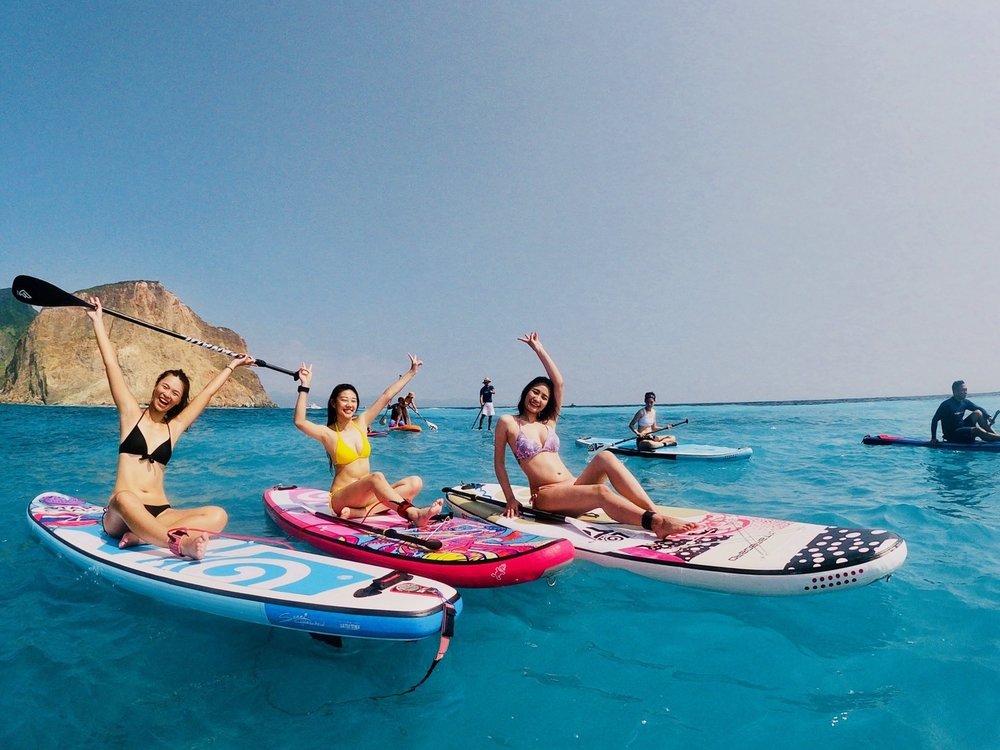 龜山島牛奶海帆船+SUP體驗