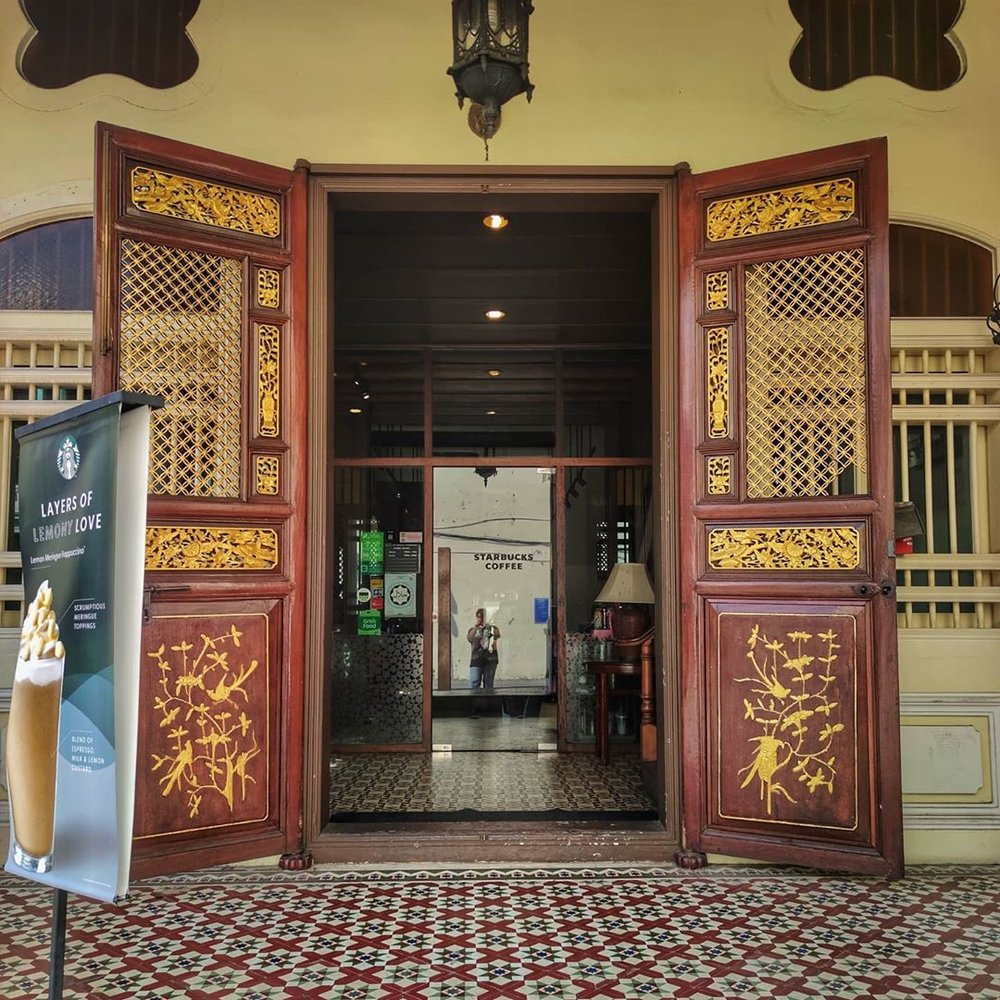 starbucks penang 槟城复古星巴克