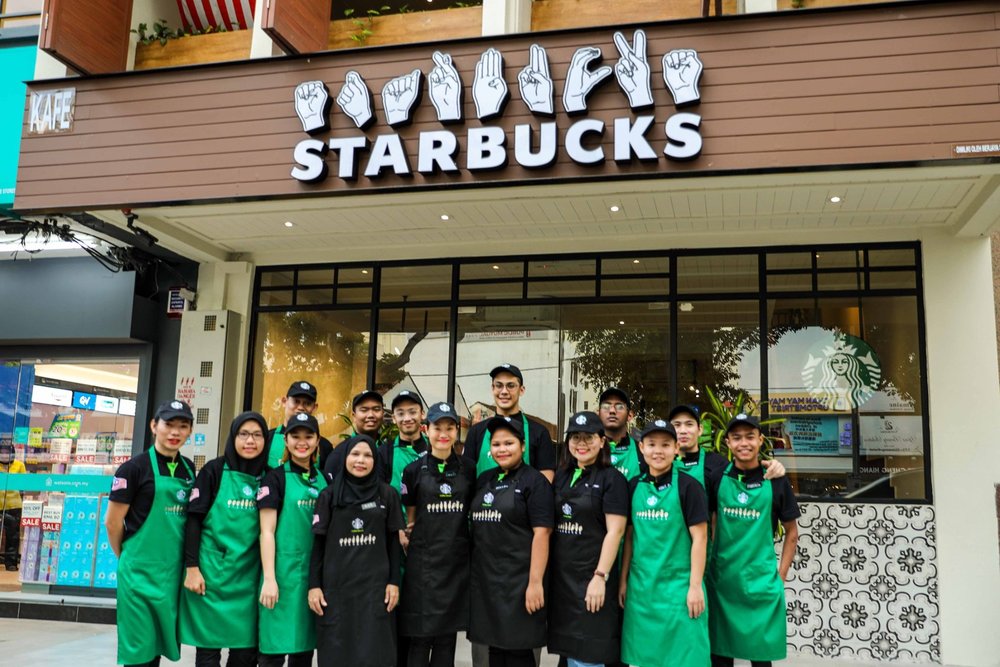 starbucks bangsar 手语星巴克