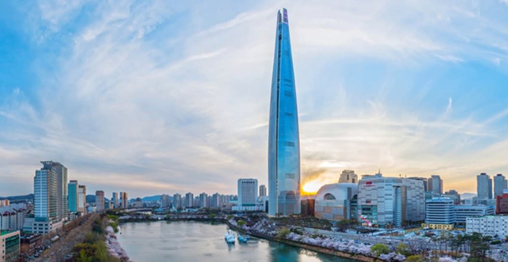 seoul sky deck observation theme park korea seoul view 