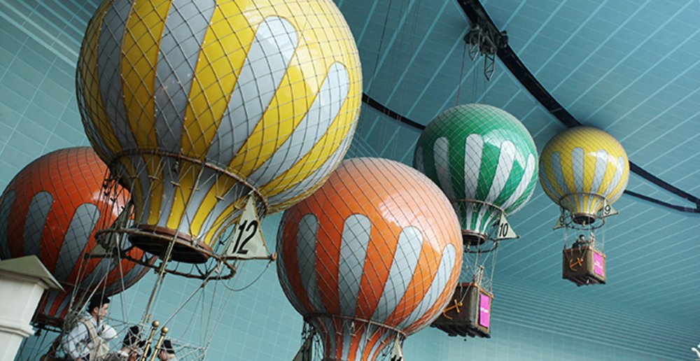 aeronaut ball korea theme park family kids safe tame
