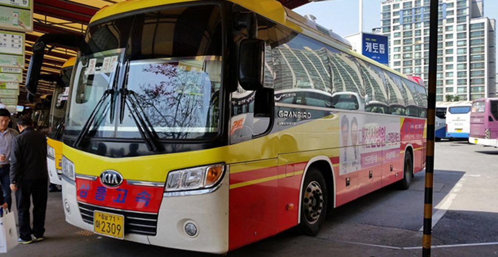 transport bus seoul korea festival
