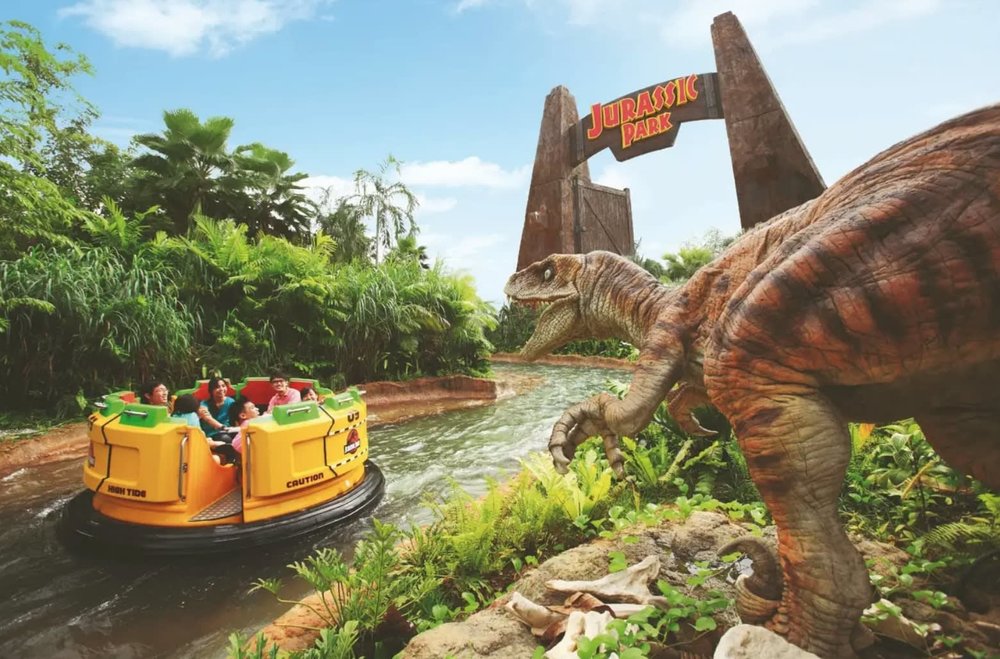 universal studios singapore 12 24 48 raft uss jurassic park family friendly kids