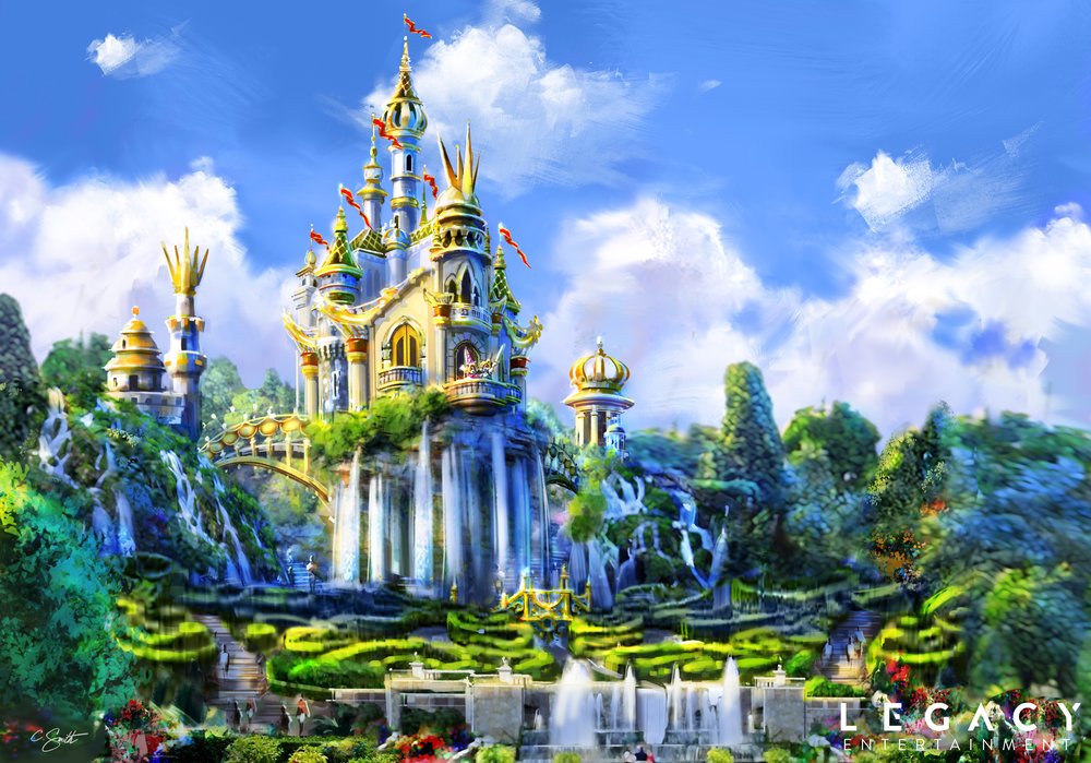 ปราสาท สวนสนุก Lotte's Magic Forest 