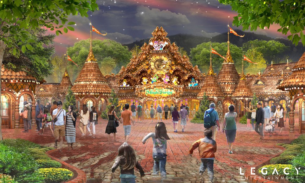 สวนสนุก lotte magic forest busan เกาหลี