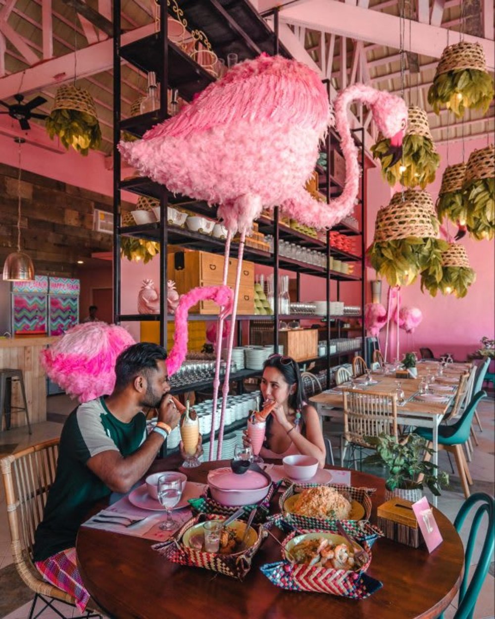 cebu things to do philippines pink flamingo food restaurant drinks couple 