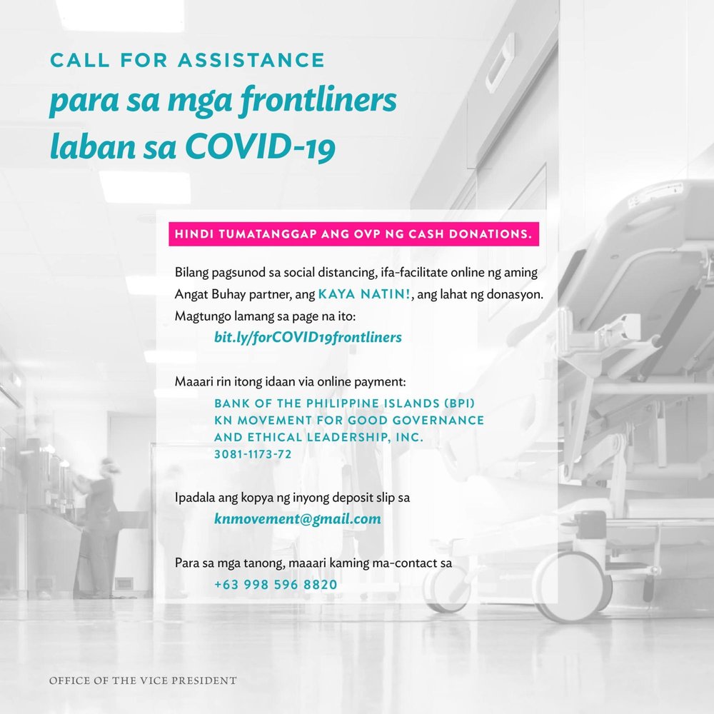 donations frontliners