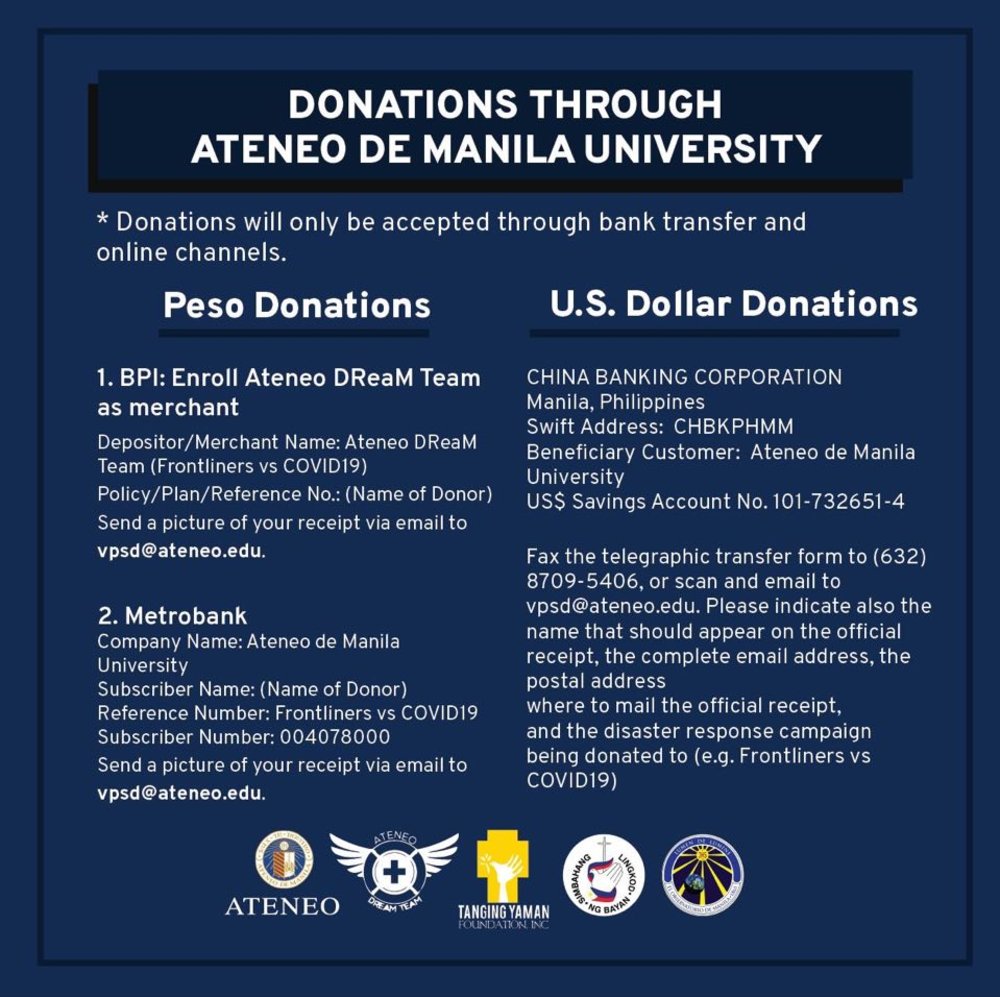 donation frontliners