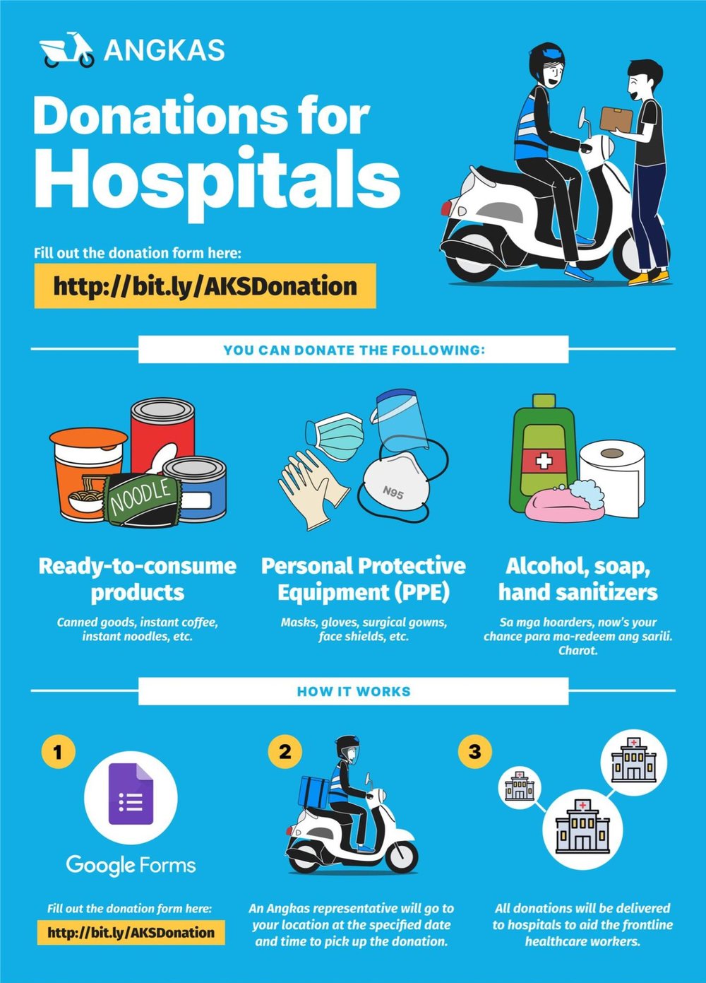 donation frontliners