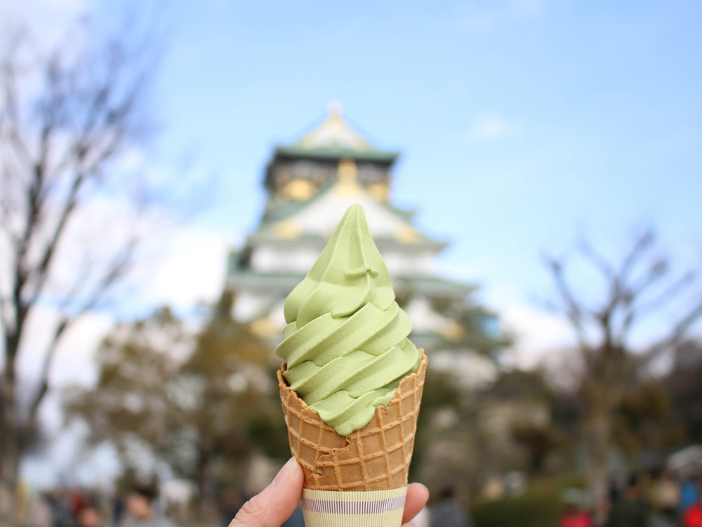 Matcha Soft Serve best osaka eats