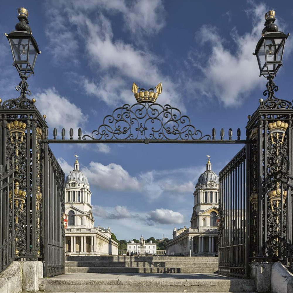 old royal naval college gates