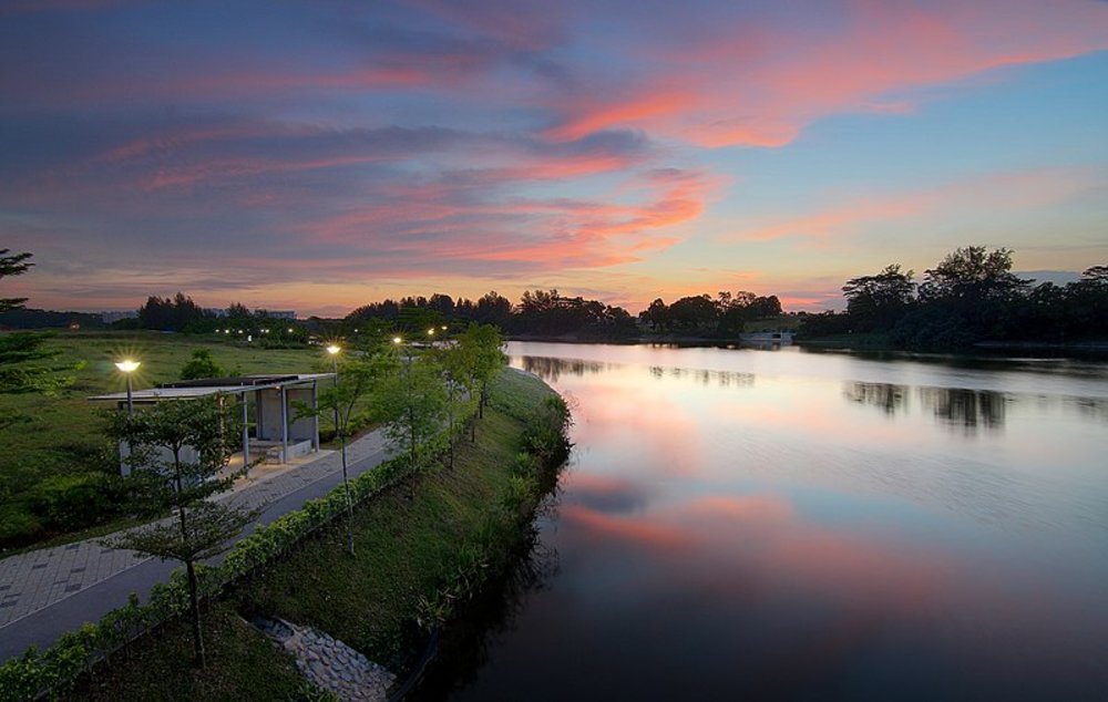 running in singapore punggol waterway park