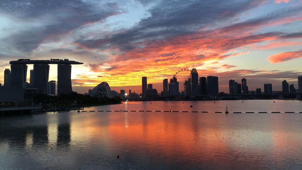 running singapore gardens by the bay