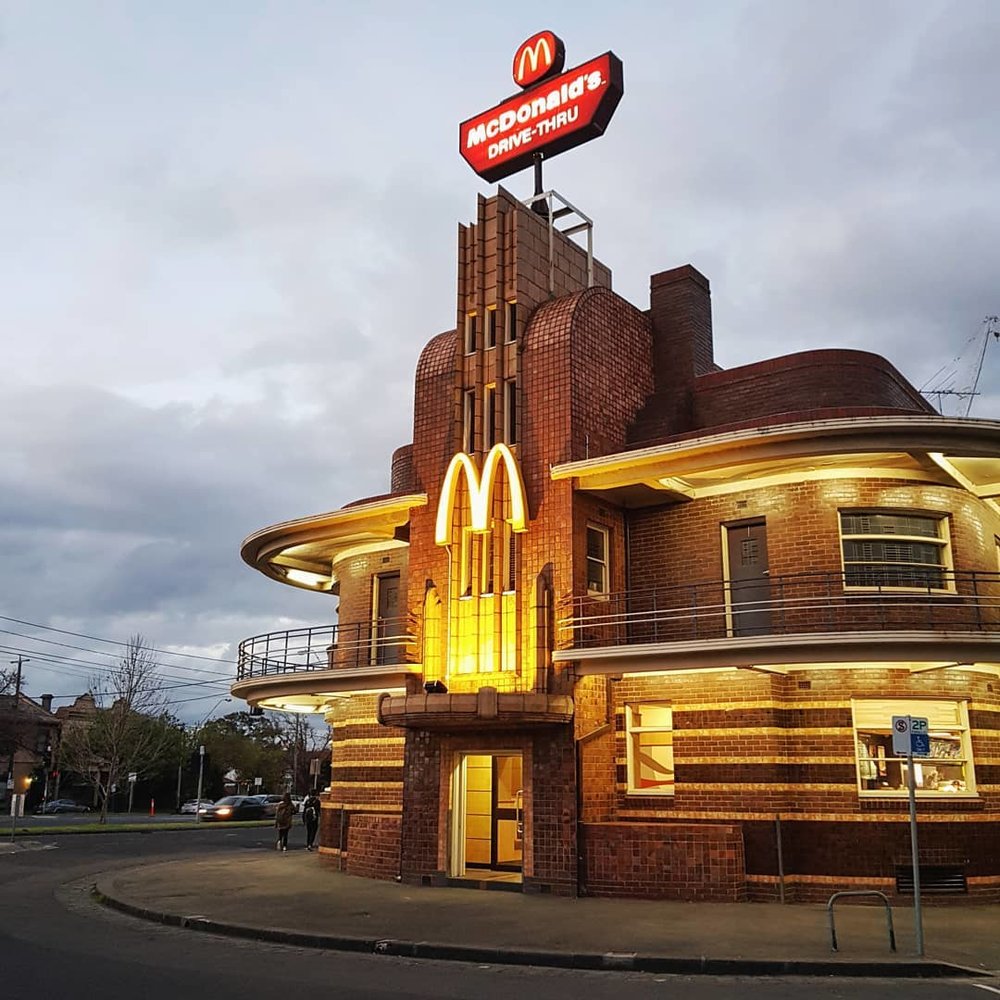 Unique McDonalds Clifton Hill Melbourne Australia