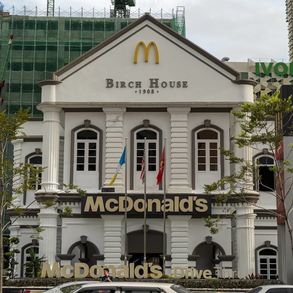 Unique McDonalds Birch House Penang Malaysia