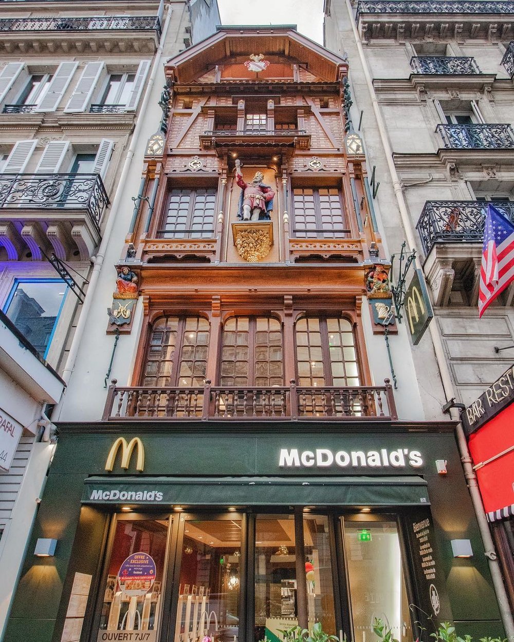 Unique McDonald's Paris France