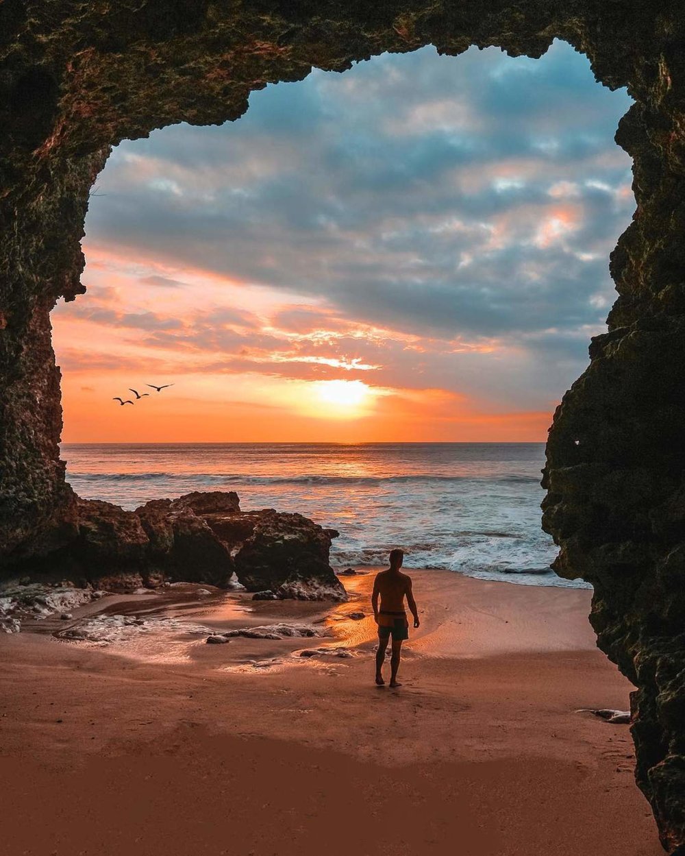 12 instagram spots bali sunset cave