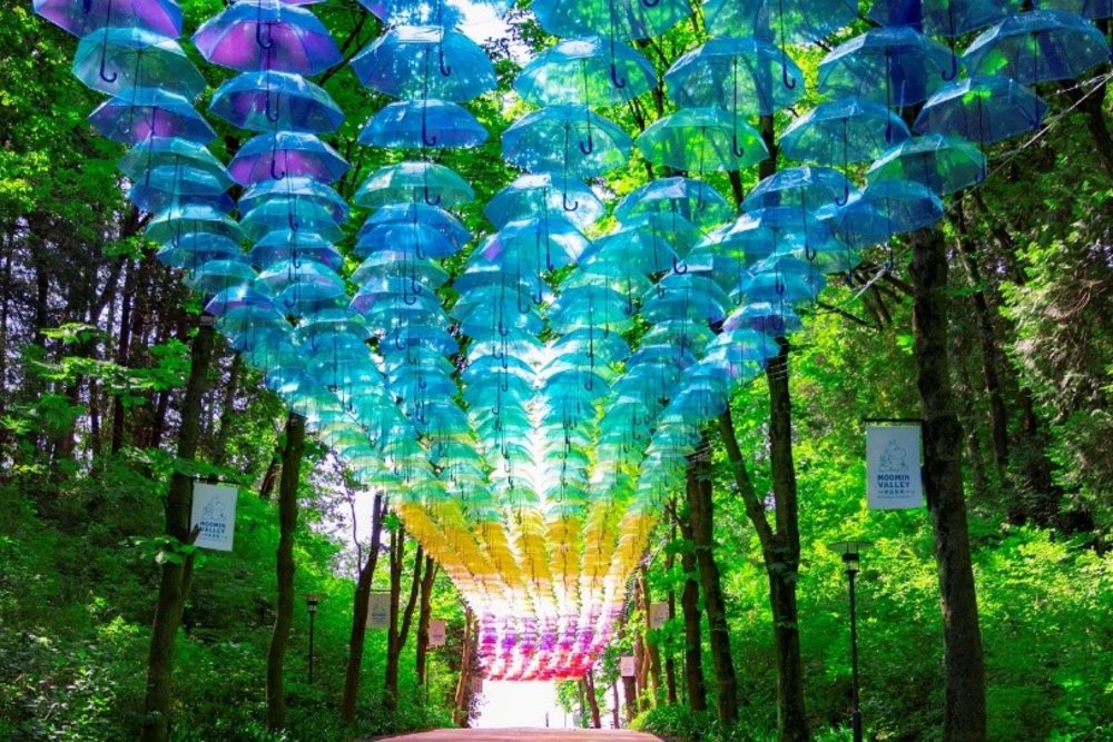 色とりどりの傘