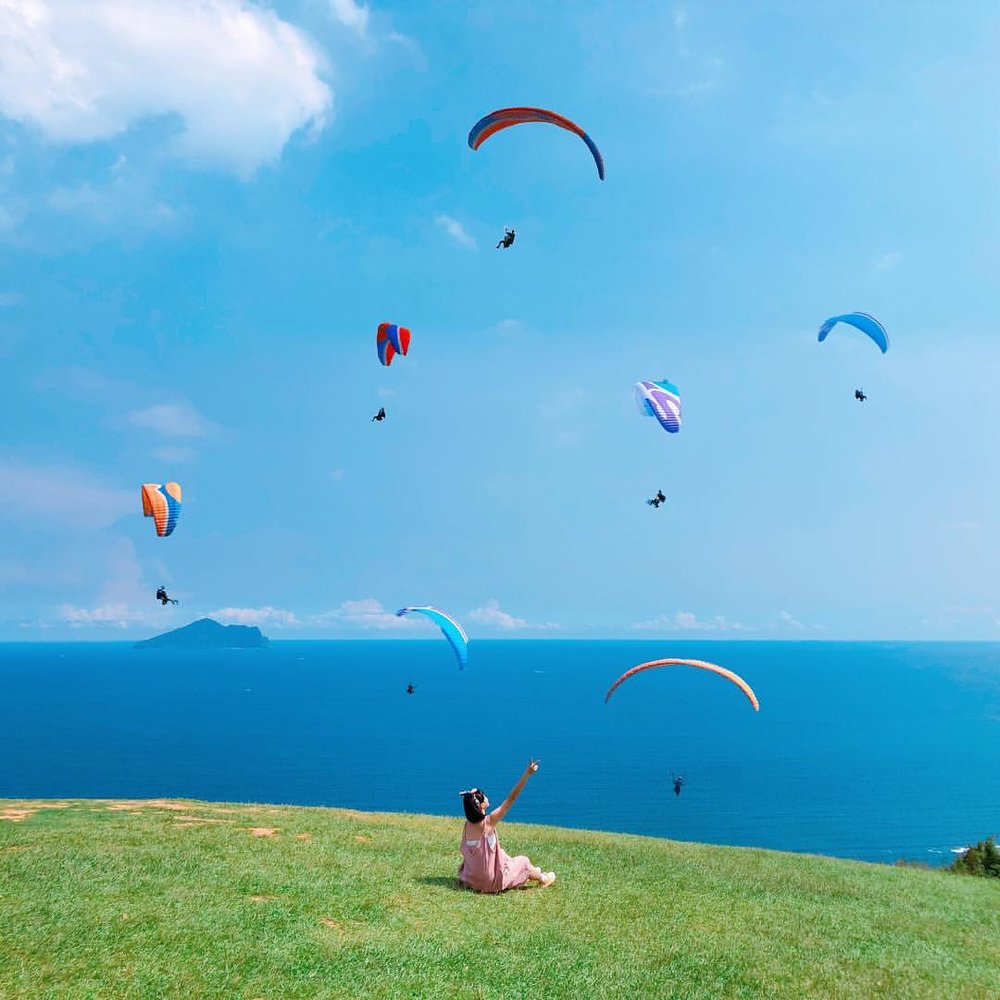 外澳飛行傘基地1