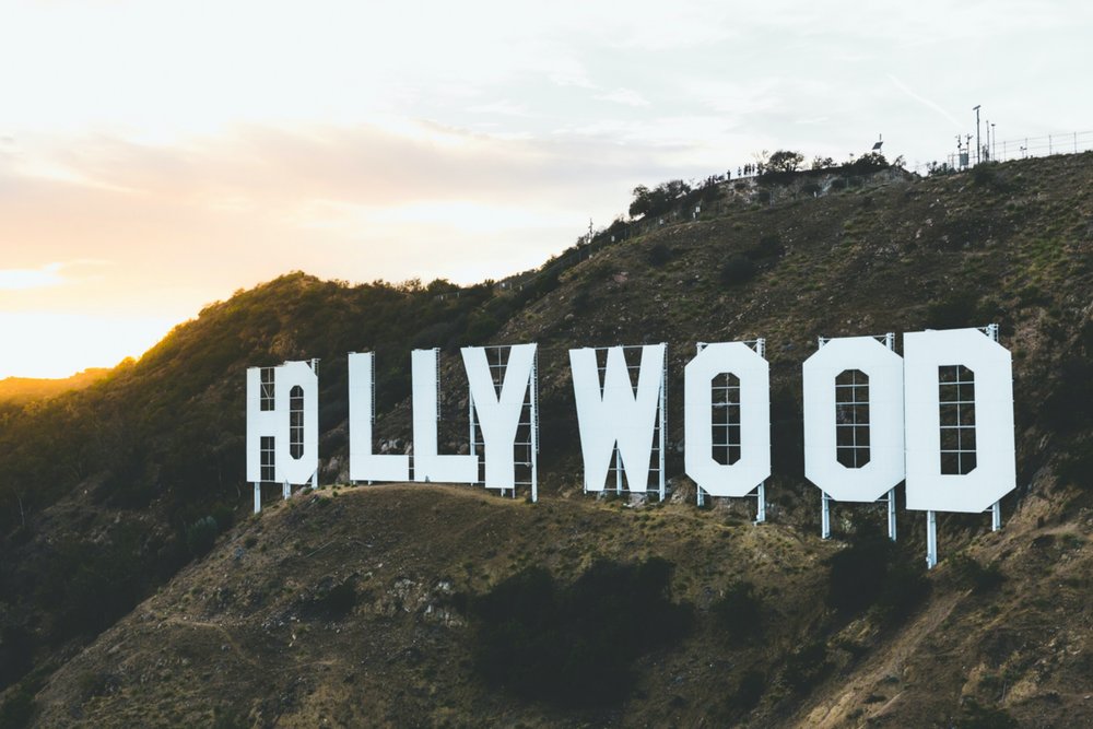 Hollywood, Sign, Image, Hills, Sunrise, LA, California