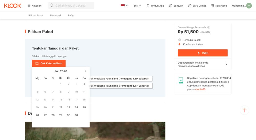 Pilihan Tiket Faunaland Ancol