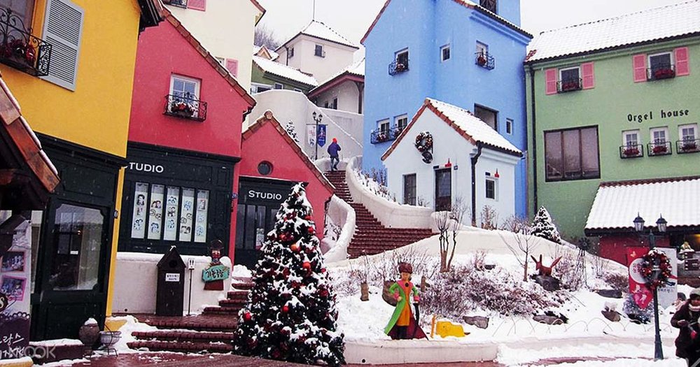 "Phá Đảo" Thị Trấn Bánh Mì Petite France - Gyeonggi-do