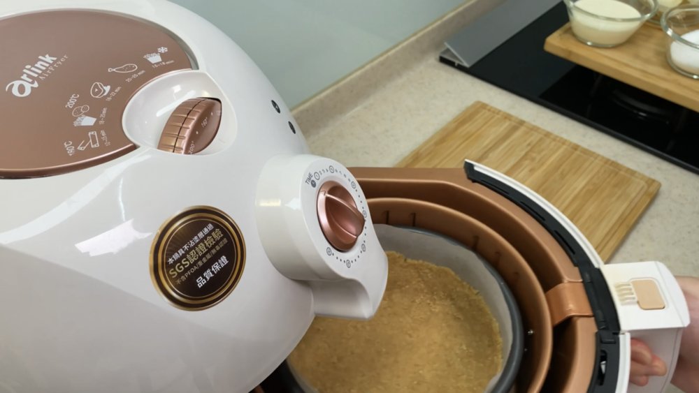氣炸鍋重乳酪蛋糕製作步驟