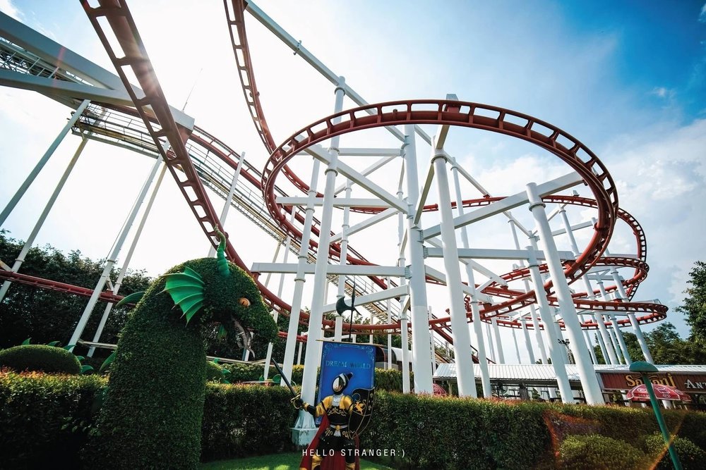 Sky Coaster สกายโคสเตอร์ เครื่องเล่นดรีมเวิลด์