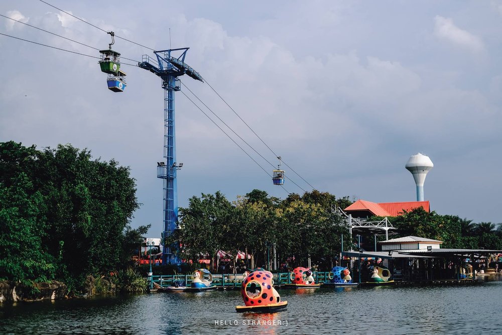 Cable Car นั่งกระเช้าชมวิวสวนสนุกดรีมเวิลด์