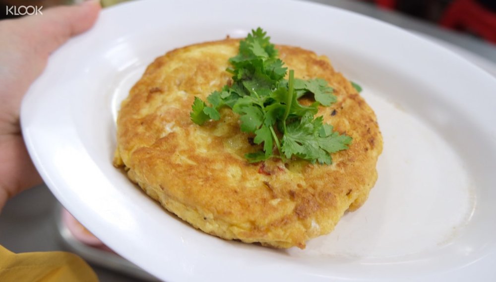 Thai-style Shrimp Omelet
