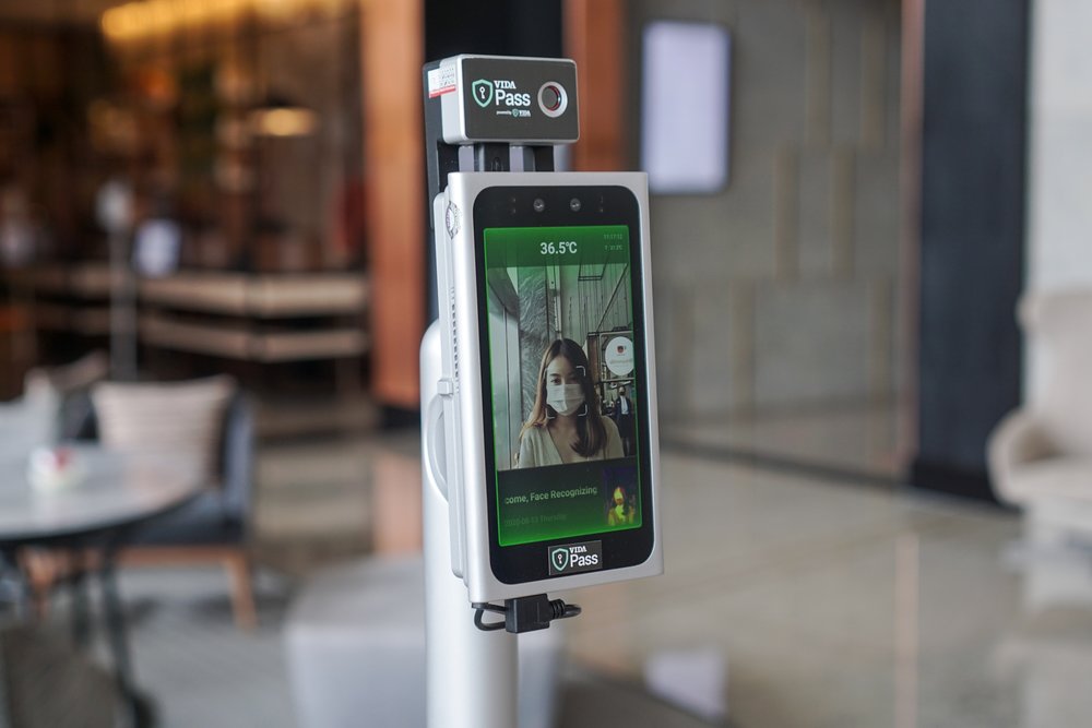 Cek Suhu Tubuh di Swissotel PIK