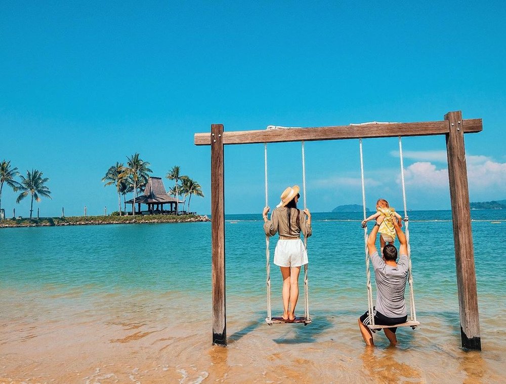 shangri-la tanjung aru resort sabah hotel beach 