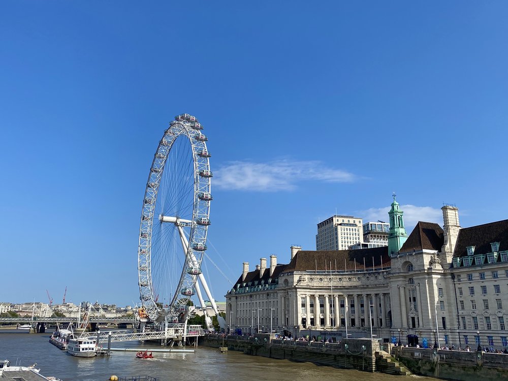 London Eye from Westminster Bridge