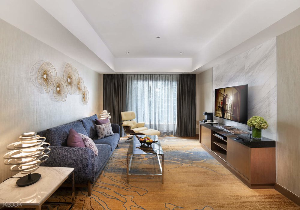 intercontinental hotel kl executive suite living room