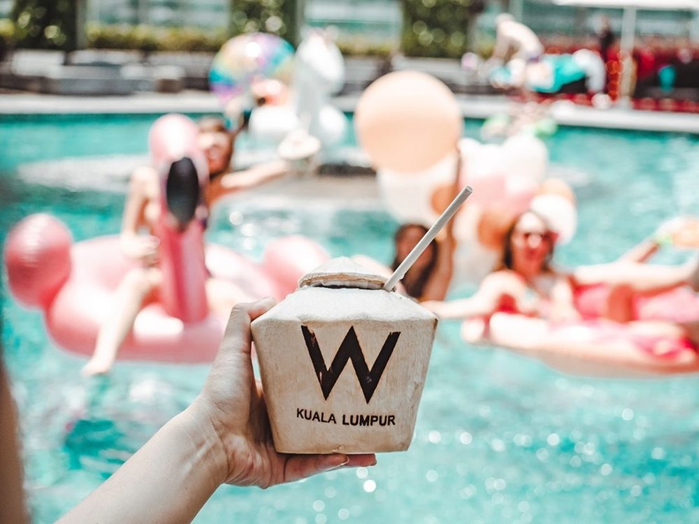 wet deck w kuala lumpur pool kl