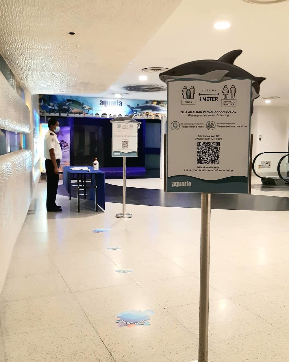 aquaria klcc covid measures