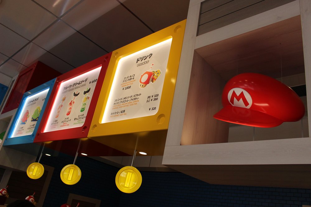 マリオカフェのメニュー