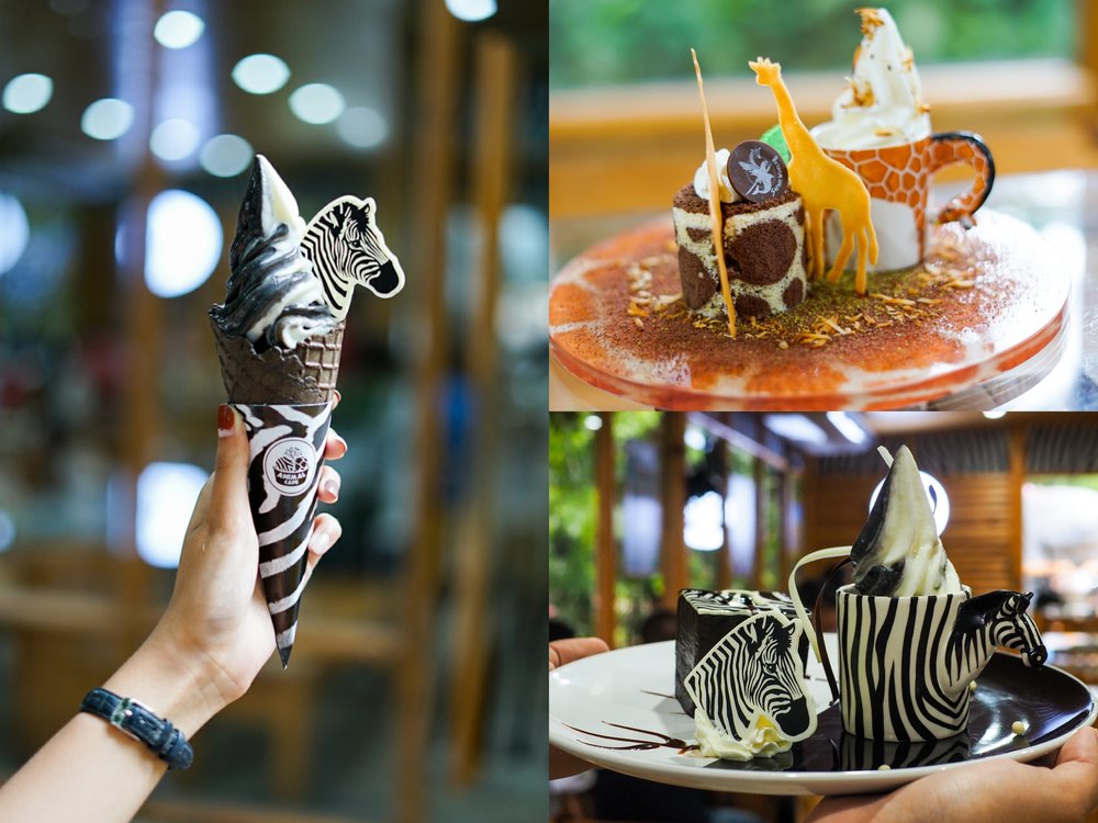 ขนมหวานที่ร้าน Animal Cafe